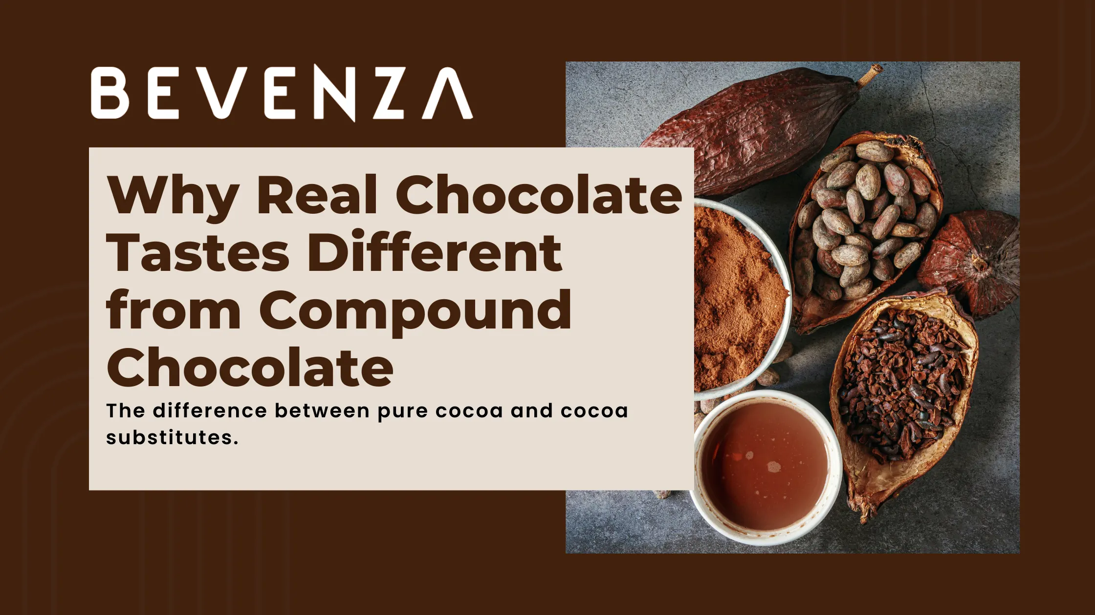 Why Real Chocolate Tastes Different from Compound Chocolate